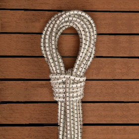 Sandow blanc fil noir qualité marine