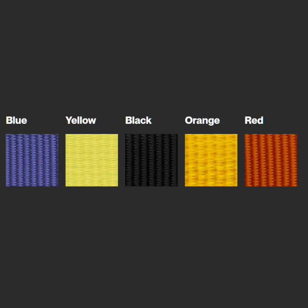 Anneaux de sangle polyester cousus - coloris